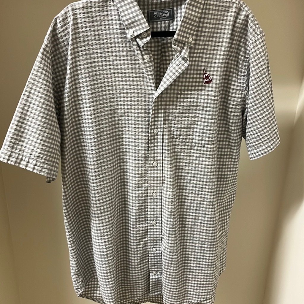 Ms State Button Down